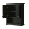 Deborah Wall-mounted Storage Cabinet In Dark Espresso