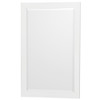 Acclaim 48 Inch Single Bathroom Vanity In White, White Cultured Marble Countertop, Undermount Square Sink, 24 Inch Mirror