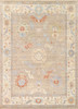 Pasargad Home PSF-06 Oushak Hand-knotted Beige Area Rug