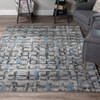 Addison Rugs APL34 Plano Power Woven Grey Area Rugs
