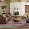 Addison Rugs AWA31 Waverly Machine Made Burgundy Area Rugs