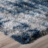 Addison Rugs OSBR32 Borealis Shag Blue Area Rugs