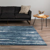 Addison Rugs OSRE34 Reston Shag Blue Area Rugs