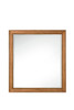 Bristol 44" Rectangular Mirror, Saddle Brown