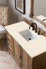 Providence 48" Single Vanity Cabinet, Driftwood, W/ 3 Cm Eternal Marfil Quartz Top
