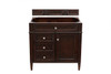 Brittany 36" Burnished Mahogany Single Vanity