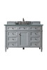 Brittany 48" Urban Gray Single Vanity W/ 3 Cm Cala Blue Quartz Top