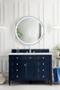 Brittany 48" Victory Blue Single Vanity W/ 3 Cm Ethereal Noctis Quartz Top