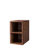 Milan 12" Storage Cabinet (short), Mid Century Walnut