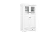 De Soto 30" Double Tower Hutch, Bright White