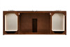 Metropolitan 60" Single Vanity, American Walnut
