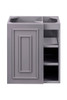 Alicante' 24" Single Vanity Cabinet, Grey Smoke