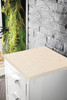 Addison 15"  Base Cabinet W/ Drawers, Glossy White W/ 3 Cm Eternal Marfil Top