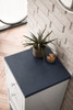 Athens 15" Cabinet W/ Drawers & Door, Glossy White W/ 3 Cm Charcoal Soapstone Quartz Top - E645-B15L-GW-3CSP