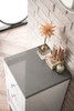 Athens 15" Cabinet W/ Drawers & Door, Glossy White W/ 3 Cm Grey Expo Quartz Top - E645-B15L-GW-3GEX