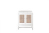 Athens 30" Single Vanity Cabinet, Glossy White