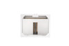 Athens 30" Single Vanity Cabinet, Glossy White