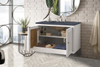 Athens 36" Single Vanity Cabinet, Glossy White, W/ 3 Cm Charcoal Soapstone Quartz Top