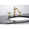 Fauceture FSC1973AAX American Classic 8 in. Widespread Bathroom Faucet, Brushed Brass