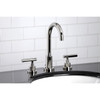 Kingston Brass Manhattan Widespread Bathroom Faucets FSC892XCML-P
