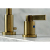 Fauceture FSC8953NDL 8 in. Widespread Bathroom Faucet, Brushed Brass