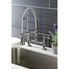 Kingston Brass Heritage Pull-down Kitchen Faucets GS127XAL-P