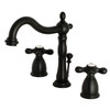 Kingston Brass Heritage Widespread Bathroom Faucets KB197XAX-P