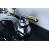 Kingston Brass KB2624 4 in. Centerset Bathroom Faucet, Polished Chrome