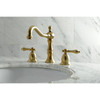 Kingston Brass Heritage Widespread Bathroom Faucets KS197XAL-P