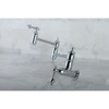 Kingston Brass Restoration Pot Filler Faucets KS310XAL-P