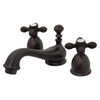Kingston Brass Restoration Mini-widespread Bathroom Faucets KS395XAX-P