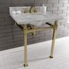 Kingston Brass Monarch Console Sinks KVPB30MSQX-P