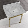 Kingston Brass Monarch Console Sinks KVPB30MSQX-P