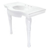 Fauceture VPB1378 Templeton 37" x 22" Ceramic Console Sink, White