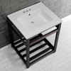 Kingston Brass Quadras Console Sinks VWP2522W4AX-P