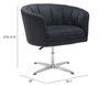 Wilshire Occasional Chair Black