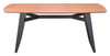 Fletcher Dining Table Walnut & Black