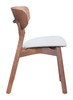 Russell Dining Chair (set Of 2) Walnut & Gray