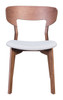 Russell Dining Chair (set Of 2) Walnut & Gray