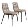 Tangiers Dining Chair (set Of 2) Taupe