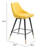 Piccolo Counter Chair Yellow