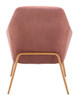 Debonair Arm Chair Pink & Gold