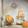 Debonair Arm Chair Pink & Gold