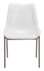Magnus Dining Chair (set Of 2) White & Walnut