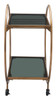 Arc Bar Cart Gold & Black