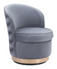 Zelda Accent Chair Gray