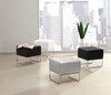 Plush Ottoman White