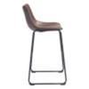 Smart Bar Chair (set Of 2) Vintage Espresso