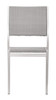 Metropolitan Armless Chair (set Of 2) Brushed Aluminum
