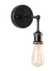 Miserite Wall Lamp Antique Black, Gold & Copper